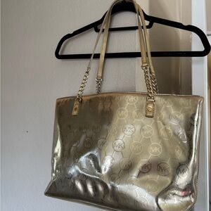 Michael Kors Shimmering Gold Tote
